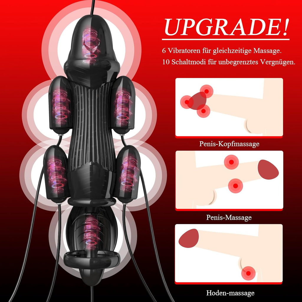 Masturbeuse Homme Sex Toýs avec 10 Modes de Vibrations Vaginette Ultra Réaliste Masturbateurs Masculins Mains Libres Éjaculation Retardée Jouet Sexuels pour Hommes