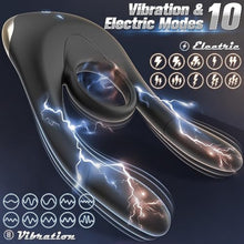Charger l'image dans la galerie, Anneau Vibrant Pénis avec Modes de Vibration,Penisse Silicone Sex Toyspour pour Couple Jouet Sexuelle Adulte Cockrîng Homme Anneau Pénis Pénien Sextoye Anneaux debutante