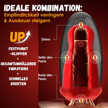 Charger l'image dans la galerie, Masturbâteur Homme Mains Libres Masturbeuse, 9X9 Mode de Vibration &amp;Coup-Léchage Masturbateurs Masculins Sextoyse Homme Sex Pénis Sex Toyspour pour Homme Masturbateur