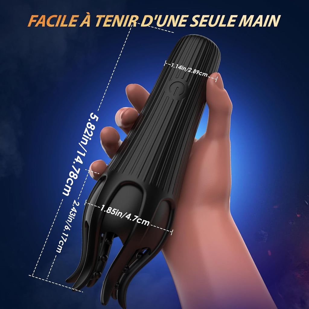 Masturbateurs Masculins Sex Toýs Homme, Tagnaff Masturbâteur Homme Mains Libres 10 Modes de Léchage et Vibration, Masturbateur Automatique Vibromasseur Sexetoyhomme 36 Pastilles de Massage Connexion