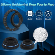 Charger l'image dans la galerie, Anneau Penien - Anneau Homme 7 Pièces Sex Toýs Homme Couple Anneaux de Pénis Jouet Sexualité Couple Sex Toys Jouet Adulte Sextoys Couple Plaisir Jeux Sexuelle Adulte Couple, Plus Dur et Plus Fort