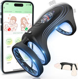 Anneaux de Pénis Sex Toys, Silicone Anneau Penien - Anneau Homme Vibrant avec 9 Modes de Vibration pour homme, Cockring Sex Toýs Couple à Distance, Jouets Pour Améliorer les Performances Sexuelles