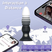 Charger l'image dans la galerie, Sex Toys Plug Anal Vibromasseur - Sex Toýs Homme Stimulateur Prostate Plugs Anals Femme Débutante Gode avec 7 Vibration 7 Poussée, Plug Anus Vibrant Gay Sextoyse Couple Plaisir avec Telecommande APP