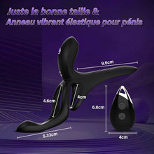 Charger l'image dans la galerie, Sex Toys Anneau Penien - Anneau Homme Sextoyse Couple Plaisir, Vibromasseurs Sextoyse Homme Sex avec 9 Modes de Vibration, Anneau Vibrant Pénis Clitoridienne Sex Toyspour Pour Homme