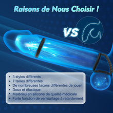 Charger l'image dans la galerie, Anneau Penien - Anneau Homme 7 Pièces Sex Toýs Homme Couple Anneaux de Pénis Jouet Sexualité Couple Sex Toys Jouet Adulte Sextoys Couple Plaisir Jeux Sexuelle Adulte Couple, Plus Dur et Plus Fort