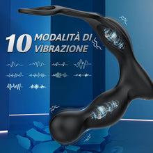 Charger l'image dans la galerie, 3 EN 1 Masseurs de Prostate Vibrant avec Anneau Pénien, Sex Toys Vibromasseurs Homme à Distance avec Télécommandé App, Plug Anale Gode Vibro-masseurs avec 10 Modes de Poussée Vibrant pour Couple