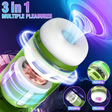 Charger l'image dans la galerie, Masturbateur électrique avec 10 vibrations télescopiques - Fonction de choc rotatif - Jouet sexuel pour les hommes - Jouet sexuel pour homme - Masturbateur de poche avec vagin 3D