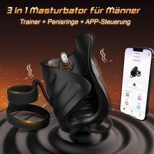 Charger l'image dans la galerie, Masturbateurs Masculins Masturbâteur Homme Mains Libres avec 9 Vibrations &amp; Contrôle APP, Masturbateur Masturbeuse Homme