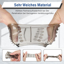 Charger l'image dans la galerie, Manchette pour pénis, lot de 6 manchons pour pénis Fallinsexy Manchon pour pénis réutilisable transparent pour agrandissement du pénis, jouets sexuels pour hommes, manchon pour pénis pour améliorer