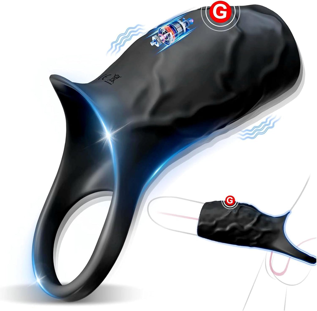 Anneau Homme Vibrant Sex Toýs Couple, 10 Modes Sextoyse Homme Sex Toys, Sex Toyspour Pour Homme, Anneau Vibrant Pénis Clitoridienne, Anneaux de Pénis Sextoyse Couple Plaisir