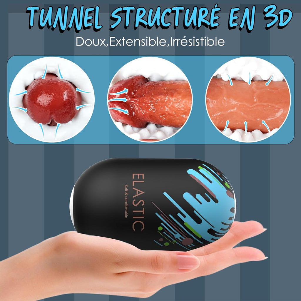 Aide à La masturbation Réutilisable Masturbation Pour Hommes Jouet Sexuel Pour Hommes Coupe De Masturbation Jouet Sexuel Masturbateurs Pocket Pussy 3D Realistic Pocket Pussy Jouets Sexuels