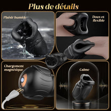 Charger l'image dans la galerie, Bouche Sexy Masturbateurs Masculins, Sex Toýs Homme Vaginette Ultra Réaliste Masturbateur avec 10 Modes de Vibration, Masturbateur Automatique Enveloppé à 360° Penisse Vibromasseur Homme Sex Toys