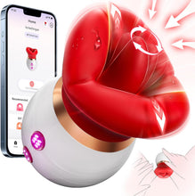 Charger l'image dans la galerie, Suceurs de Clitoris Vibromasseurs Feminin mit APP - Sex Toýs Femme Vibromasseur avec 3 Succion, Stimulateur Clitoridien Sex Toys 10 léchage de langue rotation à 360° Jouet Sexualité Couple Vibro