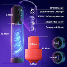 Charger l'image dans la galerie, Pompe à Pénis sex toýs homme Masturbateurs masculins avec 4 D'aspiration&amp; 6 modes entraînement,Vakuum pumpe pompe pénis Vibromasseurs avec Vaginette Silicone, Sextoy Homme Masturbateur