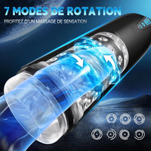 Charger l'image dans la galerie, Masturbeuse Homme Sex Toys, Masturbateurs Masculins Mains Libres avec 7 Modes d'aspiration et 7 Modes de Rotation, Masturbateur Homme Automatique Vaginette Ultra Réaliste Sextoyse Homme Sex Sex Toys
