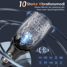 Charger l'image dans la galerie, Masturbateurs Masculins Sex Toys,Masturbâteur Homme Mains Libres 10X5 Mode de Vibration &amp; Rotation Télescopique,Vaginette Sextoyse Homme Sex Masturbateur Homme