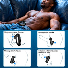 Charger l'image dans la galerie, Cock Ring Vibromasseurs Sextoy Homme avec 10 Vibrations, Anneau Penien - Anneau Homme Réglable APP Anneau Vibrant Pénis Clitoridienne Jouet Sexualité Couple