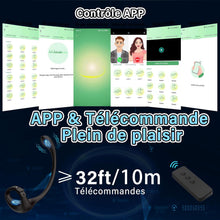 Charger l'image dans la galerie, Plug Anal Vibromasseur Sex Toys - Anneau Penien Gode Homme pour Gay Toýs Femme Couple Plaisir Sextoy avec App et 10 Modes de Vibration, Anneaux Vibrant Pénis Sextoyse Sex Masculins Anals Plugs Anus