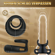 Charger l'image dans la galerie, Jouet Sexuel Pour Couple, Anneau PéNien, Jouet Sexuel Pour Homme, Vibrateur à Double Anneau PéNien Avec TéLéCommande, Anneaux PéNiens, Anneau PéNien D'éRection, Jouet Sexuel Pour Femme, Homme