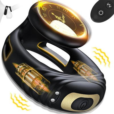 Jouet Sexuel Pour Couple, Anneau PéNien, Jouet Sexuel Pour Homme, Vibrateur à Double Anneau PéNien Avec TéLéCommande, Anneaux PéNiens, Anneau PéNien D'éRection, Jouet Sexuel Pour Femme, Homme