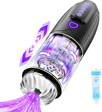 Charger l'image dans la galerie, Masturbateur Masculin Électrique Sex Toys - Masturbateur Masculin Automatique avec 10 Modes de Rotation et Modes de Poussée, Masturbateurs de Pénis avec Mode Rafale, Jouet Sexuel Pour Hommes