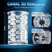 Charger l'image dans la galerie, Masturbeuse Homme Sex Toys, Masturbateurs Masculins Mains Libres avec 7 Modes d'aspiration et 7 Modes de Rotation, Masturbateur Automatique Vaginette Ultra Réaliste Sextoyse Homme Sex Manuels