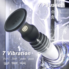 Charger l'image dans la galerie, Sex Toys Plug Anal Vibromasseur - Sex Toýs Homme Stimulateur Prostate Plugs Anals Femme Débutante Gode avec 7 Vibration 7 Poussée, Plug Anus Vibrant Gay Sextoyse Couple Plaisir avec Telecommande APP