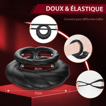 Charger l'image dans la galerie, Anneau Penien - Anneau Homme Vibromasseurs Sex Toýs Femme, 10 Modes Sextoyse Homme Sex Anneaux de Pénis Sex Toys, Sextoyse Couple Plaisir Cockring, Sex Toyspour Pour Homme Cockringe Homme