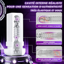 Charger l'image dans la galerie, Masturbateurs Masculins Sex Toýs Homme Vaginette Ultra Réaliste avec 9 Modes vibration Et Succion Masturbâteur Homme Mains Libres Sex Toys APP Control Vibration 3D Silicone Sextoyse Sextoy homme
