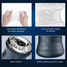 Charger l'image dans la galerie, Sumeber Tasse de masturbation électrique avec 10 vibrations, masturbation hommes mains libres automatique sex toy pompe à pénis, hommes compact imperméable mains libres soufflage masturbation Cup