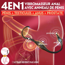 Charger l'image dans la galerie, Sex Toys Masseurs de Prostate vibromasseurs avec Anneau Pénien, Plug Anal Sextoy Homme Stimulateur Prostate Gode Anal sextoy, Sex Toýs Couple 7 Modes Vibro
