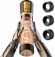 Charger l'image dans la galerie, Pompes à Pénis Masturbateur Sex Toýs Homme - Masturbâteur Homme Mains Libres avec 5 Succions et 6 Anneaux Péniens, Pompe a Penisse Électrique pour Agrandir son Pénis Masturbateurs Masculins Sex Toys