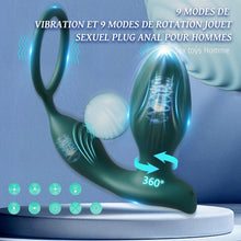 Charger l'image dans la galerie, Plug Anus Vibromasseurs avec Anneau Pénien Sex Toys - Vibrateur Anal 10 modes, Prostate Vibrant Sex Toýs Couple Homme, Gode Homme pour Gay Sextoyse Couple Plaisir Homme avec Telecommande APP