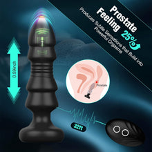Charger l'image dans la galerie, Plug Anal Vibromasseur Sex Toys, Homme Sex Stimulateur Gode Sex Toys Prostate Vibrateur Anal Télécommandé Sex Toýs avec 5 modes de poussée vibrant portabl Pour Couple Jouet Sexualité