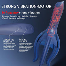 Charger l'image dans la galerie, 2-IN-1 Sonde Uretre Pénis Vibromasseur Homme Dilatateur Urétral,30 modes de Vibration,Stimulateur Masseurs de Prostate,Dilatateurs Plug Uretre Pénis Masturbateur Homme