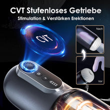 Charger l'image dans la galerie, Masturbeuse Homme Mains Libres avec Ventouses, Masturbateurs Masculins électrique Sex Toys, 5 Rotations Télescopiques et 5 Modes d'Aspiration, Vaginette Chatte de Poche Réaliste 3D Masturbateur Homme