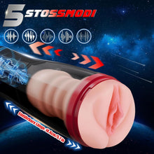 Charger l'image dans la galerie, Masturbeuse Homme avec vagin réaliste, Masturbateurs Masculins Mains Libres avec 5 Modes d'aspiration et 7 Modes de Vibrant, Masturbateur Homme Automatique Vaginette Ultra Réaliste Homme Sex Toys
