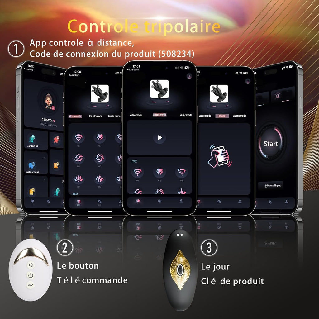 Vibromasseur anal pour hommes stimulation de la prostate vibromasseur anal pour hommes sextoy avec fonction de choc de tension masseur anal pour hommes dilatateur anal