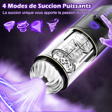 Charger l'image dans la galerie, Masturbateur Masculin Électrique Sex Toys - Masturbateur Masculin Automatique avec 10 Modes de Rotation et Modes de Poussée, Masturbateurs de Pénis avec Mode Rafale, Jouet Sexuel Pour Hommes