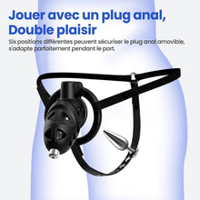 Charger l'image dans la galerie, Sex Toýs Homme Couple Cage de Chasteté Pénis avec Chastity Cage Plug,Harnais Réglable et Ceinture de Chasteté avec Anneaux de 3 Tailles avec Accessoires de bondage BDSM