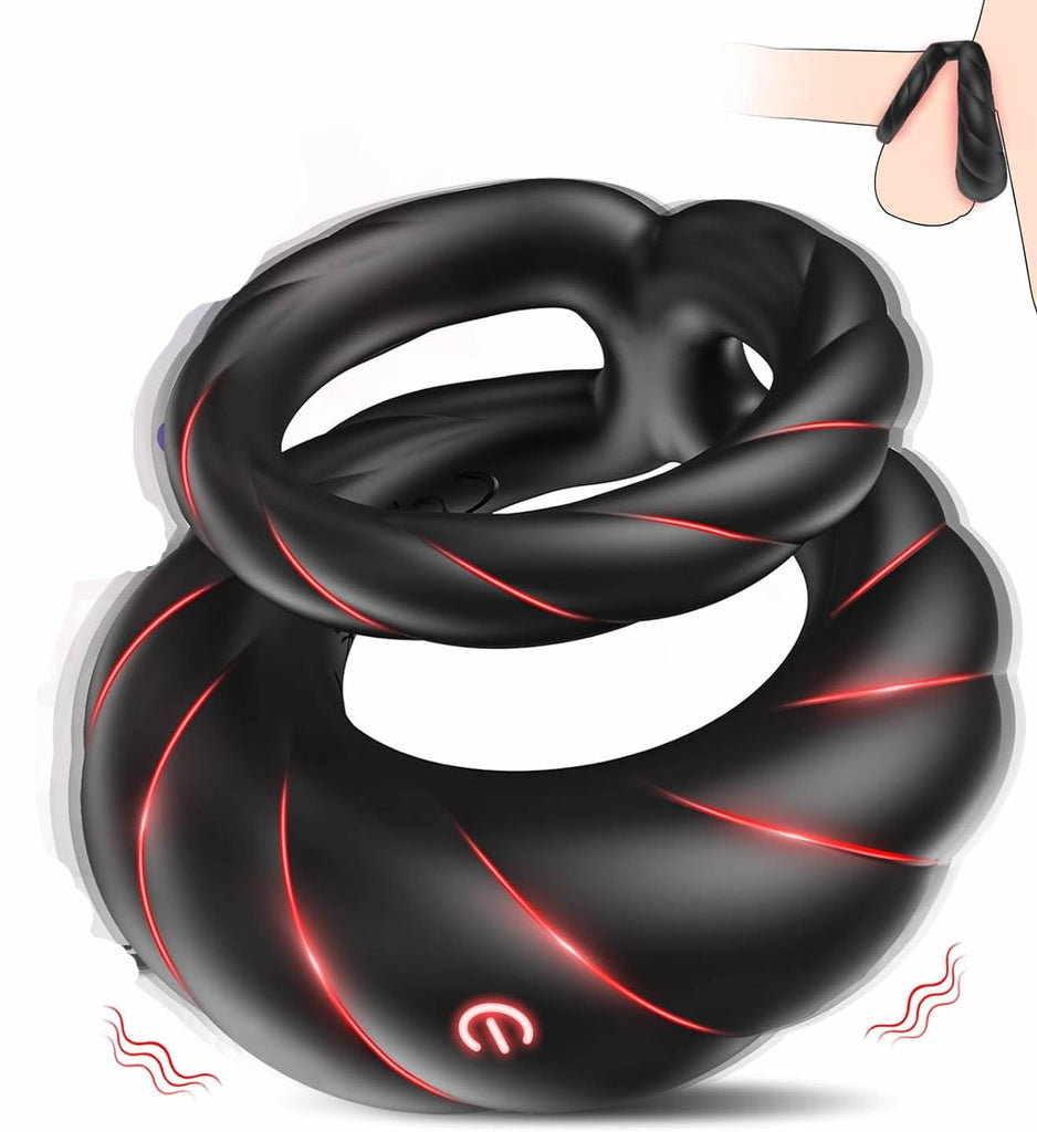 Anneau Penien - Anneau Homme Vibromasseurs Sex Toýs Femme, 10 Modes Sextoyse Homme Sex Anneaux de Pénis Sex Toys, Sextoyse Couple Plaisir Cockring, Sex Toyspour Pour Homme Cockringe Homme