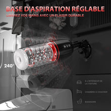 Charger l'image dans la galerie, Masturbâteur Homme Mains Libres Vibromasseur Sextoy Homme, 7 Télescopiques &amp; Rotation Masturbateur Automatique Masculin Sextoyse Homme Sexmasturbâteur, 3D Soft Vaginette Masturbâteur Succion Sex Toys