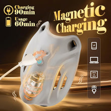 Charger l'image dans la galerie, Cage à pénis portable, ceinture de chasteté BDSM, dispositif d'entraînement des testicules avec 9 modes et contrôle via application