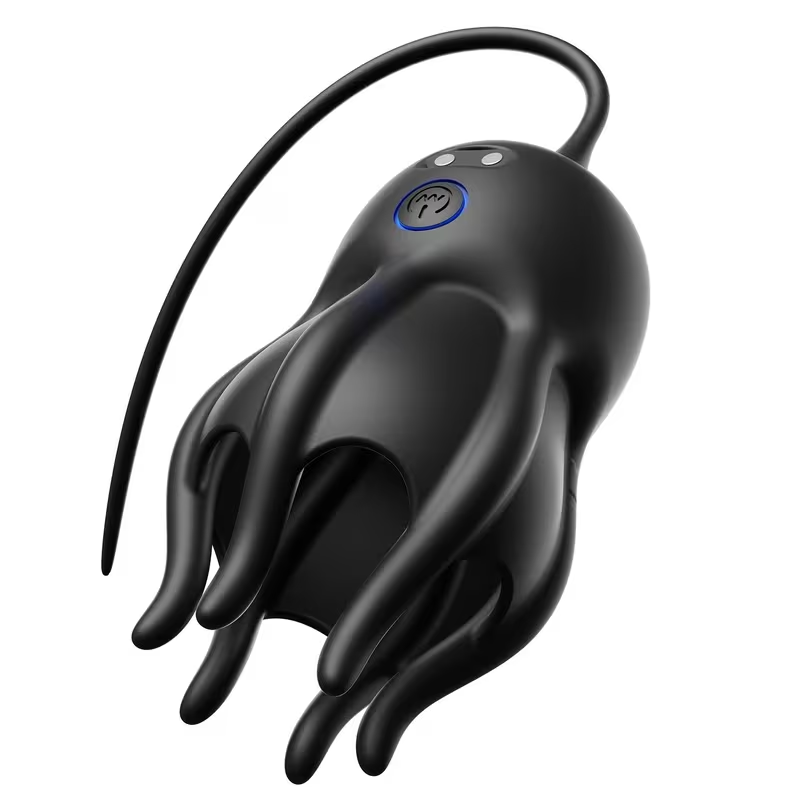 Vibromasseur électrique pour le pénis avec stimulateur de gland, sonde urétrale et 10 modes de vibration