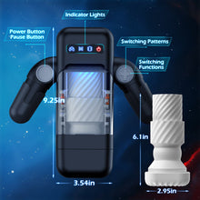 Charger l'image dans la galerie, Masturbateur Masculin Avec Vibrations Et 2 Niveaux De Chaleur, Bras Réglable
