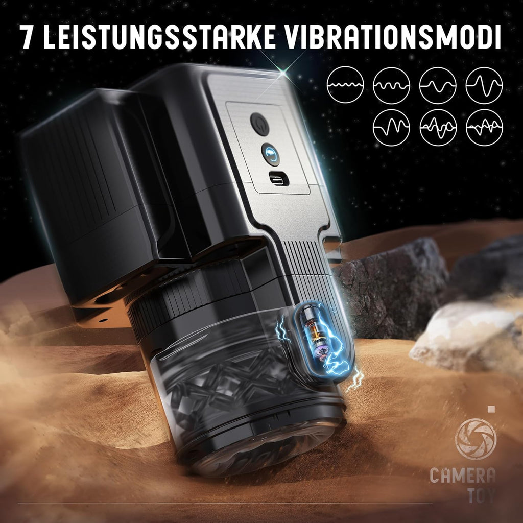Masturbeuse Homme Sex Toys, Masturbateurs Masculins Mains Libres avec 7 Modes d'aspiration et 7 Modes de Rotation, Masturbateur Homme Automatique Vaginette Ultra Réaliste Sextoyse Homme Sex