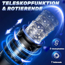 Charger l'image dans la galerie, Masturbeuse Homme Automatique Masturbateurs Masculins Mains Libres avec 7 Modes Télescopiques et Rotations, Masturbateur Homme Vaginette Sextoyse Homme Sex Toys