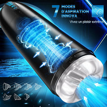 Charger l'image dans la galerie, Masturbeuse Homme Sex Toys, Masturbateurs Masculins Mains Libres avec 7 Modes d'aspiration et 7 Modes de Rotation, Masturbateur Automatique Vaginette Ultra Réaliste Sextoyse Homme Sex Manuels