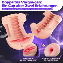 Charger l'image dans la galerie, Masturbateurs Masculins Sex Toys Masturbeuse Homme, Masturbâteur Homme Mains Libres avec 7 Modes de Vibration, 2 Moteurs Masturbateur Vaginette Sextoy Homme