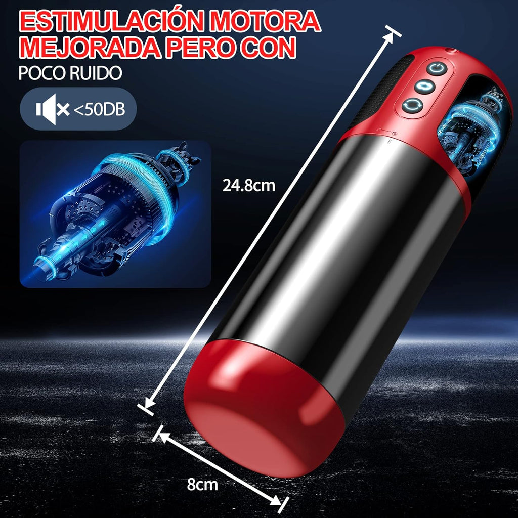 Masturbâteur Succion Électrique Homme,Oral Jouet Sexuel,Masturbateurs Masculins Automatiques avec 7 Succion et 7 Rotation Sex toys 3D adulte Masturbeuse homme 100% étanche